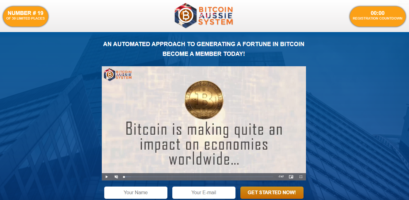 Bitcoin Aussie System Screenshot